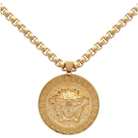 collier versace medusa homme|Collier Medusa signature Versace en jaune .